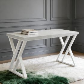 Heavy-Duty Computer Desk, 55" Simple Study Desk Writing Table